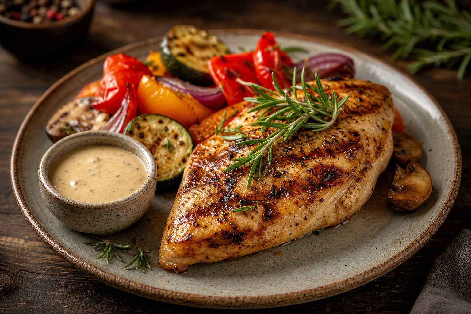 Chicken and beef dishes
