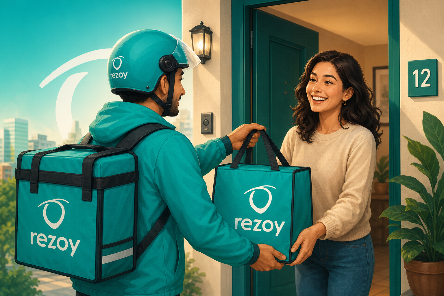 Food delivery at your doorstep