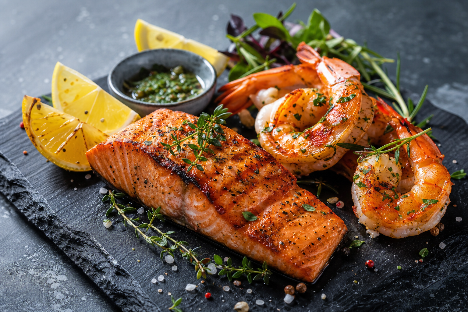 Seafood dishes